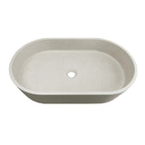 Otti Clayton Above Counter Basin Oval 600x350x120 Concrete Sand OT6035CONS