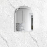 Otti Archie Metal Framed Mirror 900x600mm Matte White MFMAR9060W