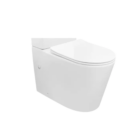 Otti Alzano Rimless Toilet Suite Pan Slim Seat White IATS1V-RL