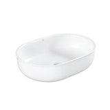 Otti Bronte Above Counter Basin Oval 500x350x130 Matte White OT5036MW