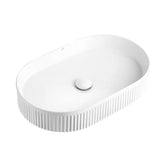 Otti Kensington Above Counter Basin Oval 560x350x120 Gloss White OT5635