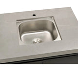 Crossray Extreme Electric BBQ Outdoor Kitchen w/ Sink & Double Fridge Grey TCEK-18