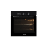 Artusi Electric Built-In Oven 60cm w/ Timer 4 Functions & Light Black Glass PAO600B