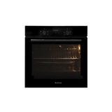 Artusi Electric Built-In Oven 60cm w/ Clock 4 Functions & Light Black Glass PAO610B