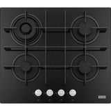 Franke Maris Gas Cooktop 60cm Black Glass FH6043GDCBK