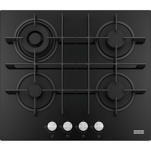 Franke Maris Gas Cooktop 60cm Black Glass FH6043GDCBK