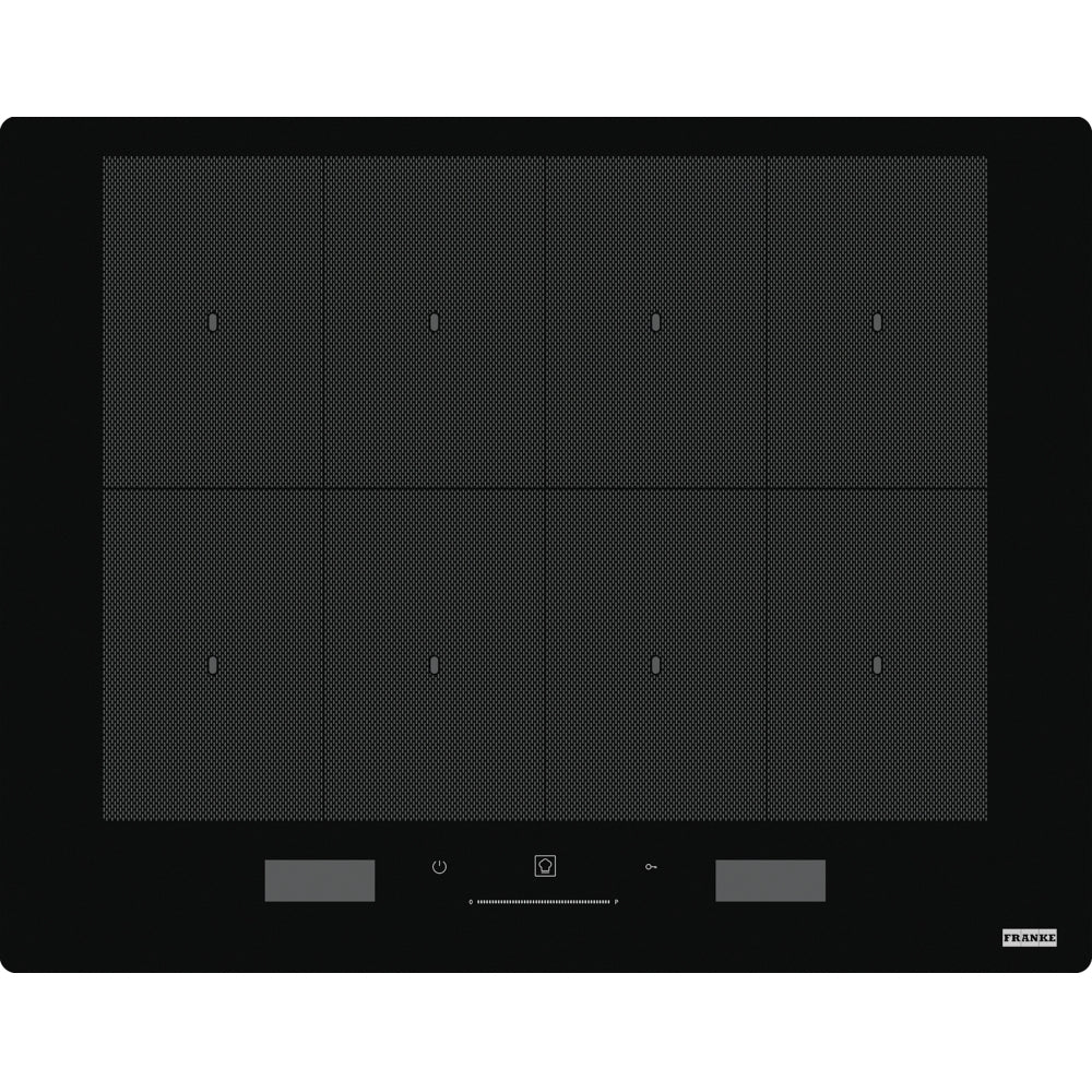 Franke Mythos Induction Cooktop 65cm 8 Zone Touch Control Frameless Ceramic Glass FMY658IFPBK