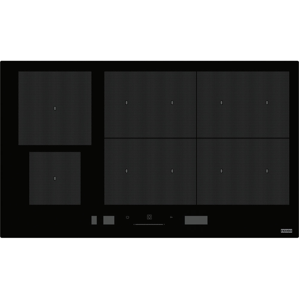 Franke Mythos Induction Cooktop 90cm 10 Zone Touch Control Frameless Ceramic Glass FMY906IFPBK