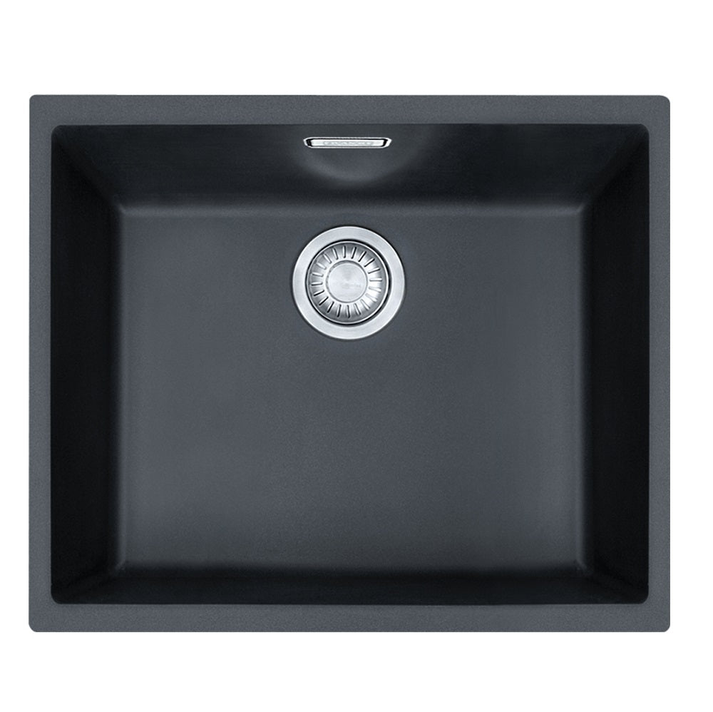Franke Sirius Tectonite Sink Single Bowl 500mm Black SID110-50CB