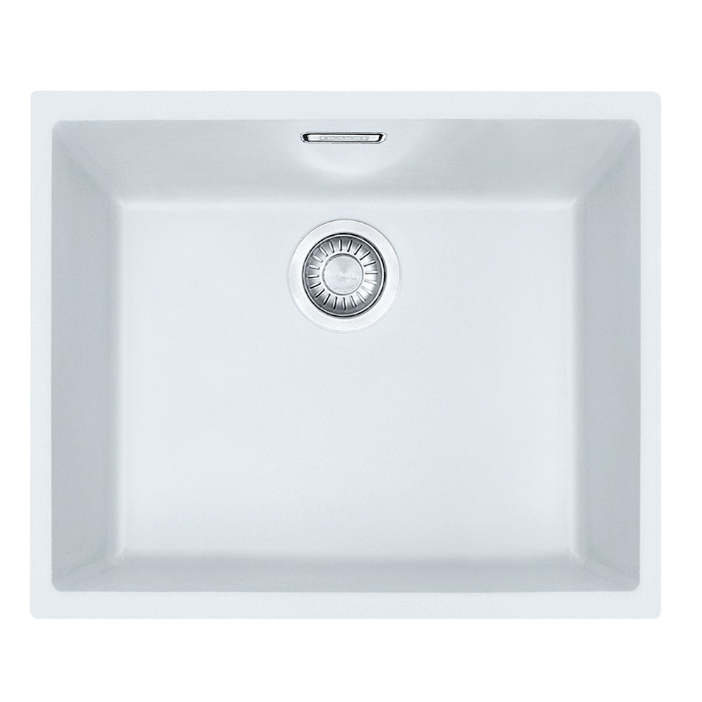 Franke Sirius Tectonite Sink Single Bowl 500mm White SID110-50PW