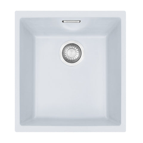 Franke Sirius Tectonite Sink Single Bowl 340mm White SID110-34PW
