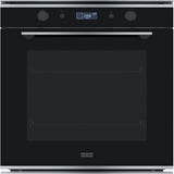 Franke Mythos Pyrolytic Oven 60cm 9 Functions Black Glass w/ Stainless Steel Trim FMY98PXS