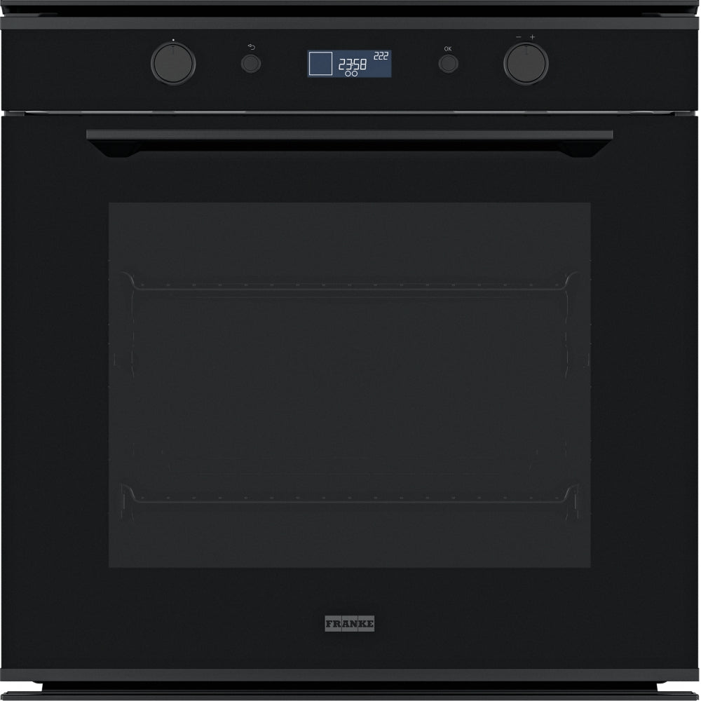 Franke Mythos Pyrolytic Oven 60cm 9 Functions Black Glass FMY98PBK