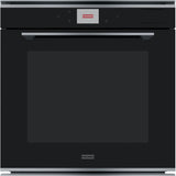 Franke Mythos Full Steam Oven 60cm 10 Functions TFT Colour Display Black Glass w/ Stainless Steel Trim FMY99HSXS