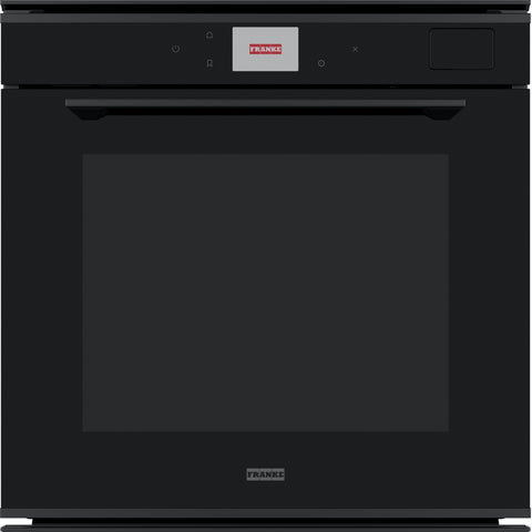 Franke Mythos Full Steam Oven 60cm 10 Functions TFT Colour Display Black Glass FMY99HSBK