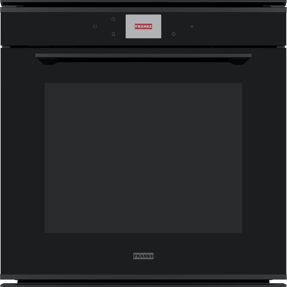 Franke Mythos Pyrolytic Oven 60cm 15 Functions TFT Colour Display Black Glass FMY99PBK