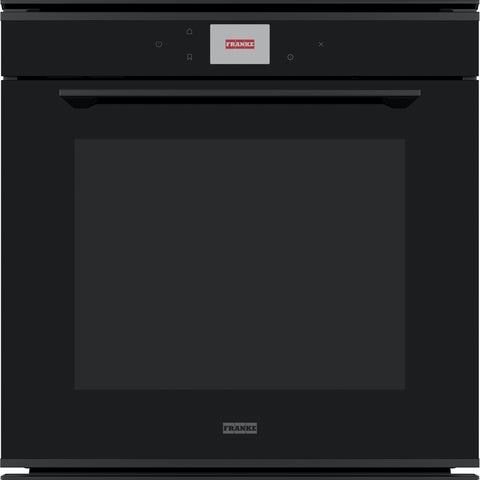 Franke Mythos Pyrolytic Oven 60cm 15 Functions TFT Colour Display Black Glass FMY99PBK