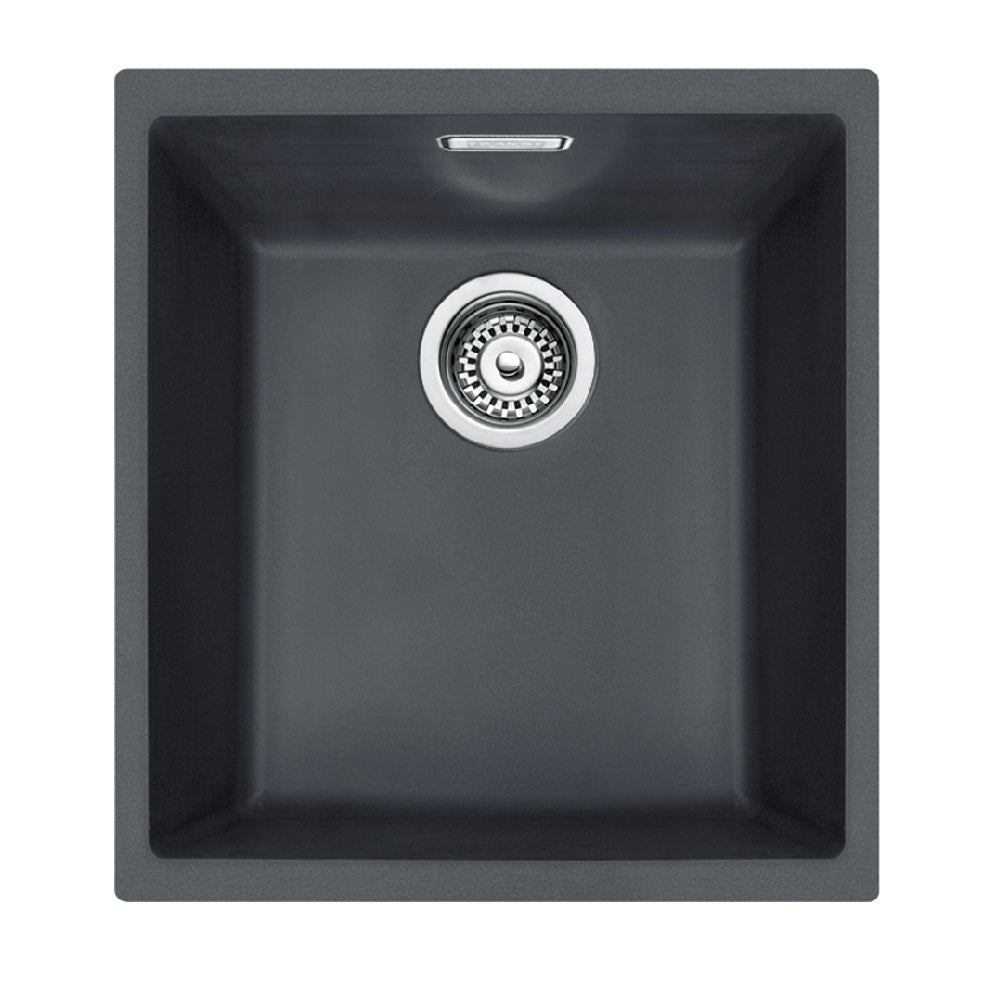 Franke Sirius Tectonite Sink Single Bowl 340mm Black SID110-34CB