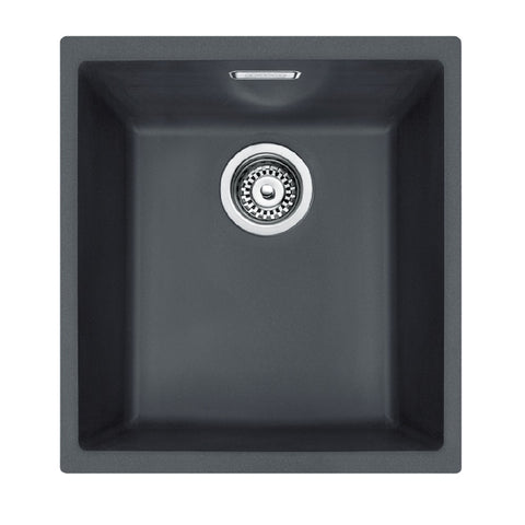 Franke Sirius Tectonite Sink Single Bowl 340mm Black SID110-34CB