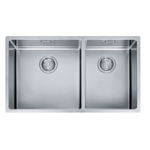 Franke Bolero 1&3/4 Sink HOF Flushmount (Incl. DT360 Drainer) Right Hand 710mm Stainless Steel BOX220-42/29 SBR