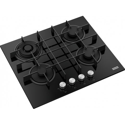 Franke Maris Gas Cooktop 60cm Black Glass FH6043GDCBK