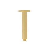 P&P Shower Arm Ceiling Square 310mm Brushed Gold PRY002-BG