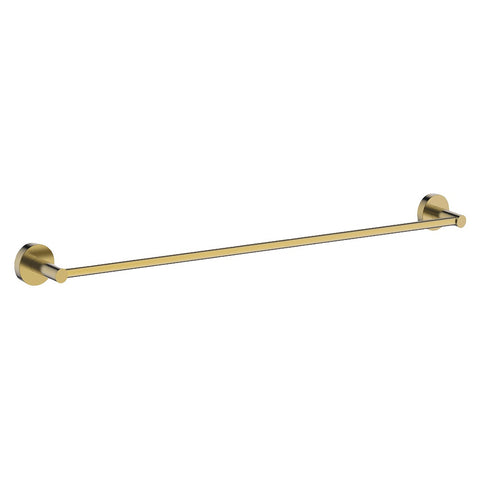 Abey Poco Single Towel Rail 760mm Brushed Brass PSTR-BB