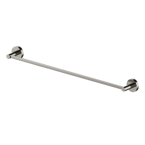 Abey Poco Single Towel Rail 760mm Brushed Nickel PSTR-BN
