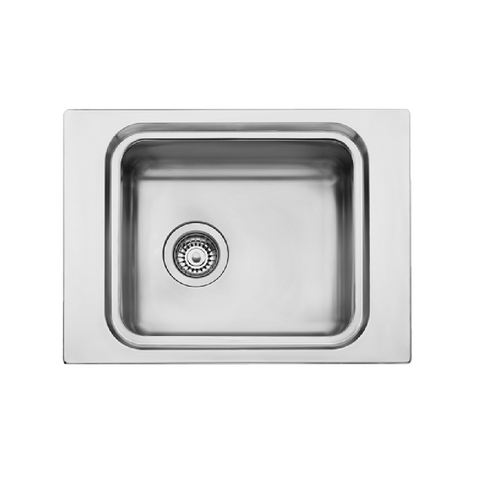 Oliveri Puro Single Bowl Care Sink 560mm Topmount (1 Taphole) Stainless Steel PU2855