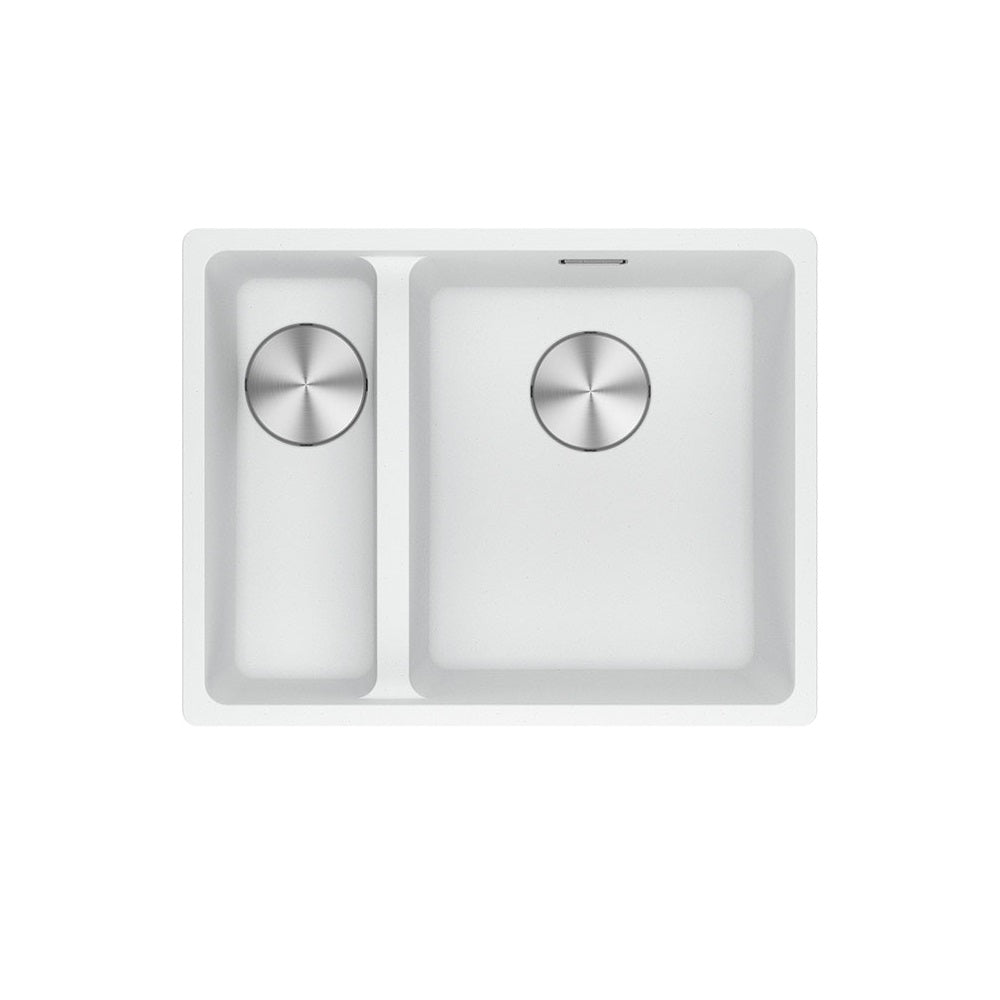 Franke Maris 1 and 1/2 Bowl 340/150mm Polar White Undermount (Inc DT651) MRG160SBLPW-FPC