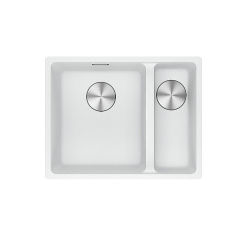 Franke Maris 1 and 1/2 Bowl 340/150mm Polar White Undermount (Inc DT651) MRG160SBRPW-FPC