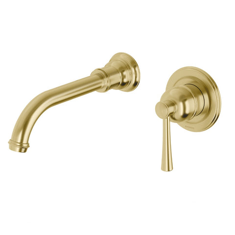 Phoenix Cromford SwitchMix Wall Basin / Bath Mixer Set Brushed Gold 134-2810-12-1