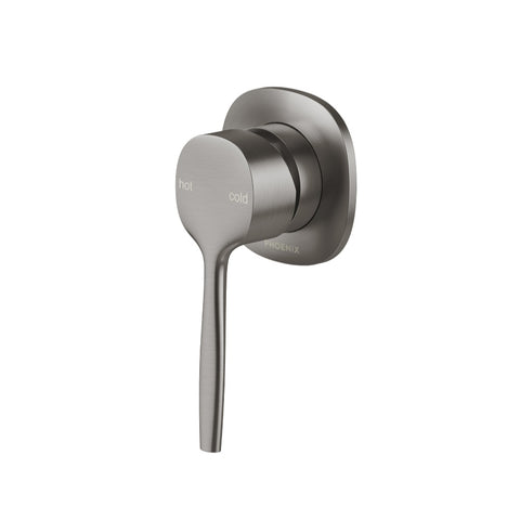 Phoenix Vask SwitchMix Shower / Wall Mixer Fit-Off Kit Brushed Carbon 139-2805-31-1