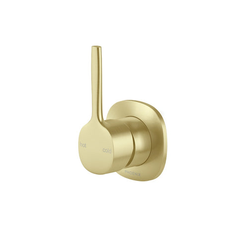 Phoenix Vask SwitchMix Shower / Wall Mixer Pin Up Brushed Gold 139-2801-12-1