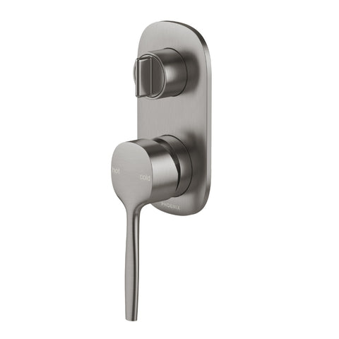Phoenix Vask SwitchMix Shower / Bath Diverter Mixer Brushed Carbon 139-2910-31-1