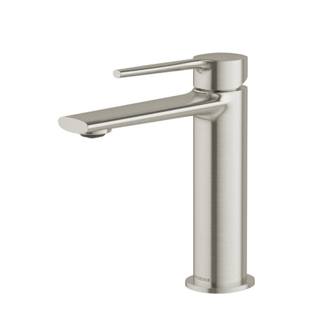 Phoenix Vask Basin Mixer Brushed Nickel 139-7700-40-1