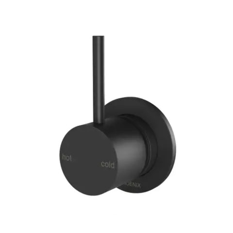 Phoenix Vivid Slimline Up Shower / Wall Mixer Matte Black 112-7800-10-1