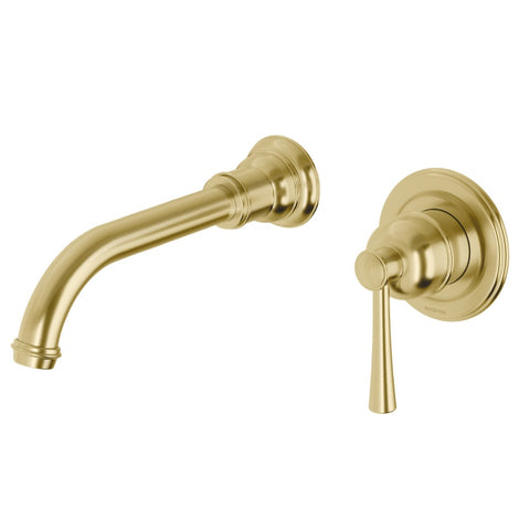 Phoenix Cromford SwitchMix Wall Basin / Bath Mixer Set Fit-Off Kit Brushed Gold 134-2812-12-1