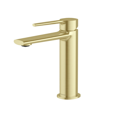 Phoenix Vask Basin Mixer Brushed Gold 139-7700-12-1