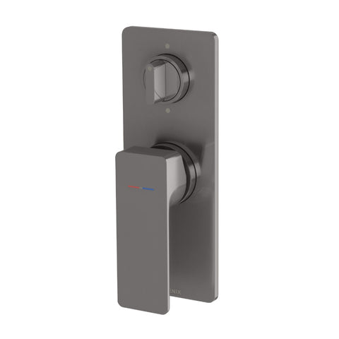Phoenix Gloss MKII SwitchMix Shower / Bath Diverter Mixer Brushed Carbon 135-2910-31