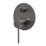 Phoenix Vivid Slimline SwitchMix Shower / Bath Diverter Mixer Brushed Carbon VS2910-31