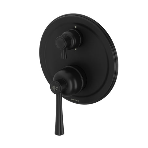 Phoenix Cromford SwitchMix Shower / Bath Diverter Mixer Matte Black 134-2910-10