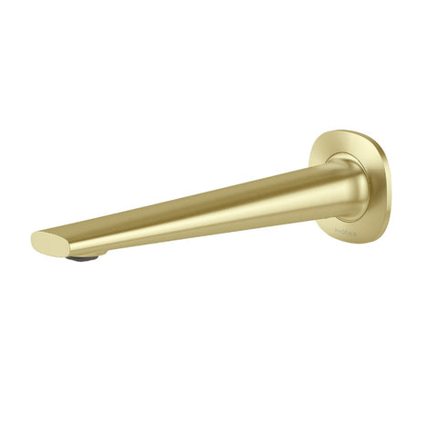 Phoenix Vask Wall Basin / Bath Outlet 200mm Brushed Gold 139-7610-12-1
