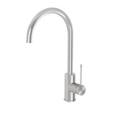 Phoenix Vivid Slimline Sink Mixer 200mm Gooseneck Stainless Steel 316-7300-51-1