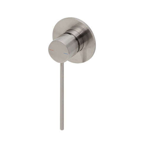 Phoenix Vivid Slimline SwitchMix Shower / Wall Mixer with Extended Lever Brushed Nickel 114-2800-40-1