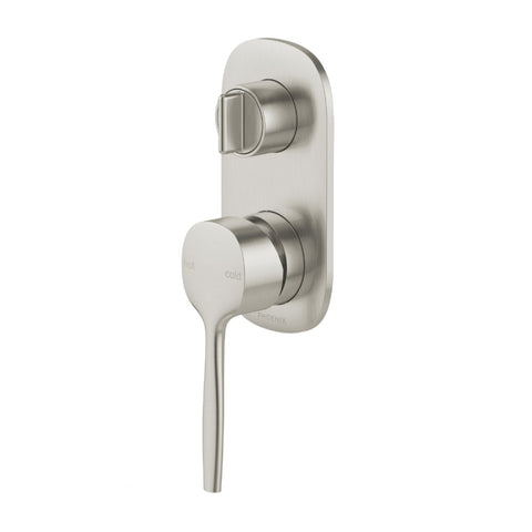 Phoenix Vask SwitchMix Shower / Bath Diverter Mixer Fit-Off Kit Brushed Nickel 139-2940-40-1