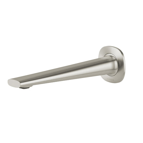 Phoenix Vask Wall Basin / Bath Outlet 200mm Brushed Nickel 139-7610-40-1