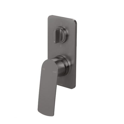 Phoenix Mekko SwitchMix Shower / Bath Diverter Mixer Brushed Carbon 115-2910-31