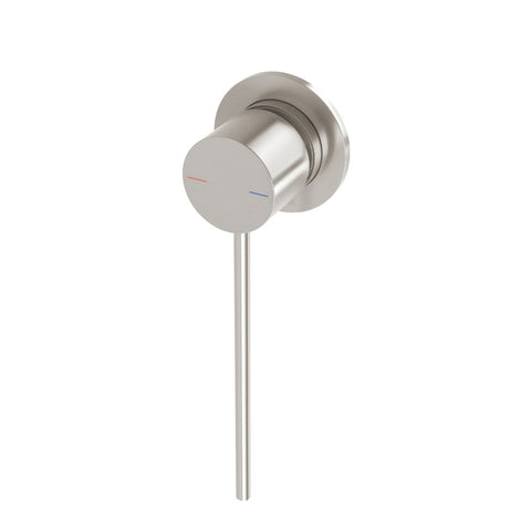 Phoenix Vivid Slimline SwitchMix Shower / Wall Mixer 60mm Backplate & Extended Lever Brushed Nickel 114-2801-40-1