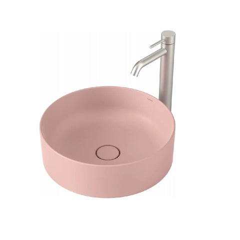Caroma Liano II Round 400mm Above Counter Basin Matte Pink 852500MP